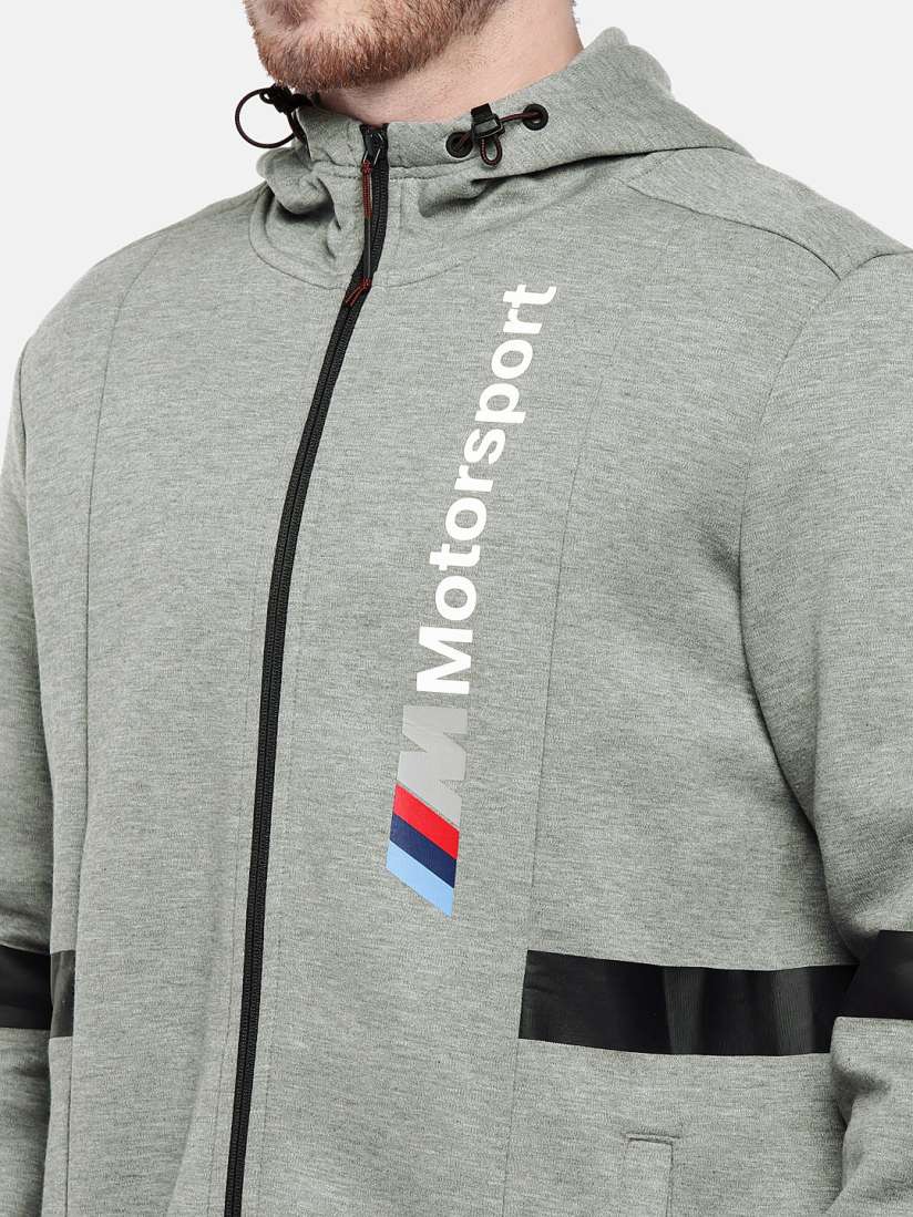 Buy Puma Men Grey Solid BMW MMS Sporty Jacket Jackets for Men 6911981 Myntra