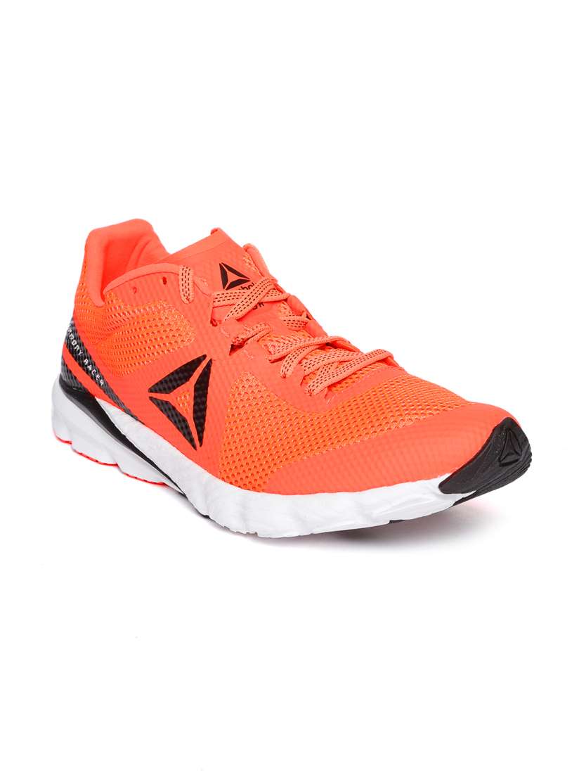 Neon orange reebok shoes store