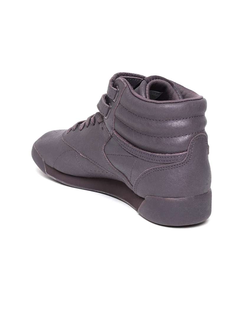 Reebok women's freestyle hi shoes - smoky volcano top