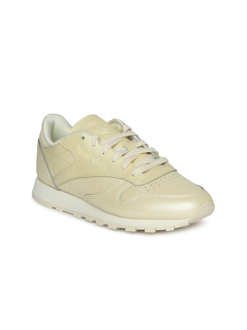Buy Reebok Classic Women Yellow Leather Sneakers Casual Shoes for Women 6917335 Myntra