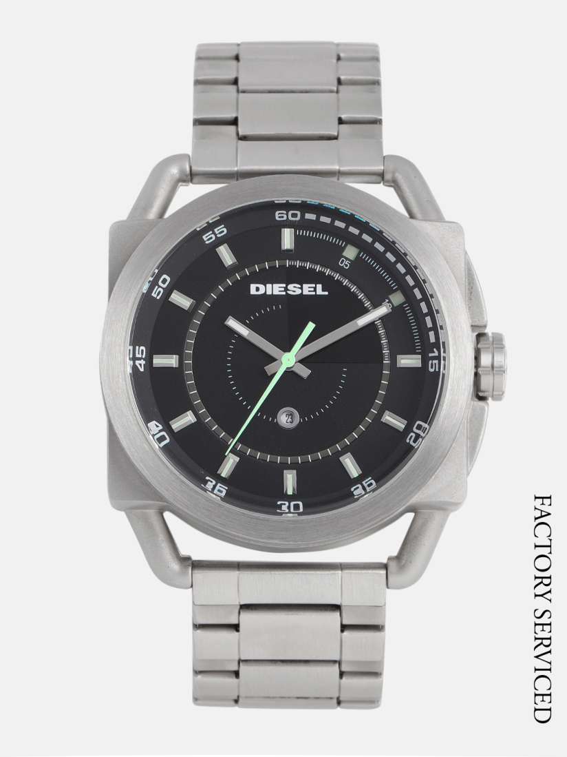 Buy DIESEL Men Black Analogue Watch DZ1579 Factory Serviced Watches for Men 6922260 Myntra