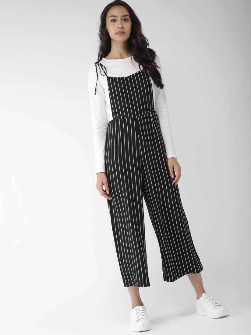 Forever 21 pinstripe jumpsuit discount