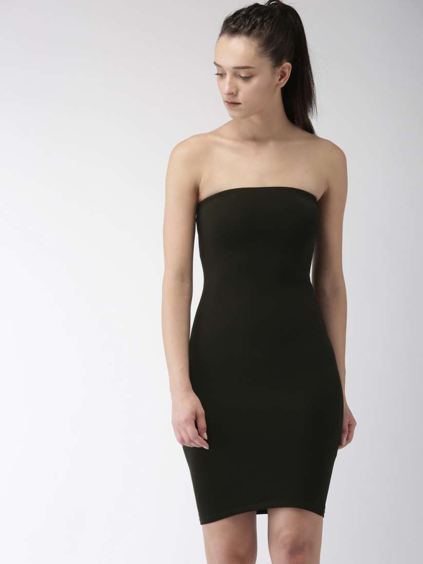 Forever 21 black strapless dress hotsell