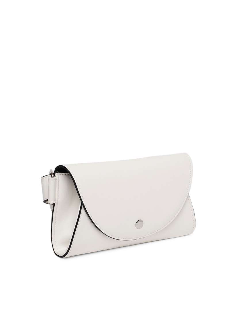 Buy FOREVER 21 Women White Solid Fanny Pack Waist Pouch for Women 6932363 Myntra