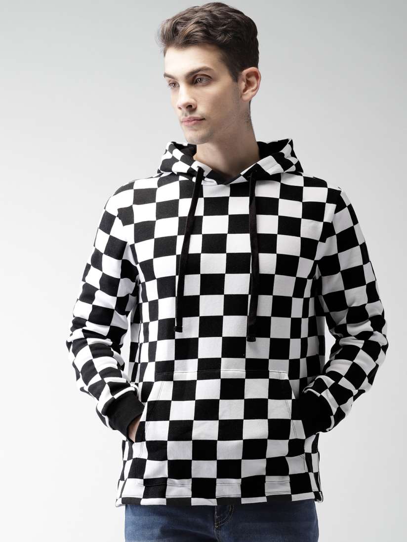 Forever 21 checkered hoodie cheap