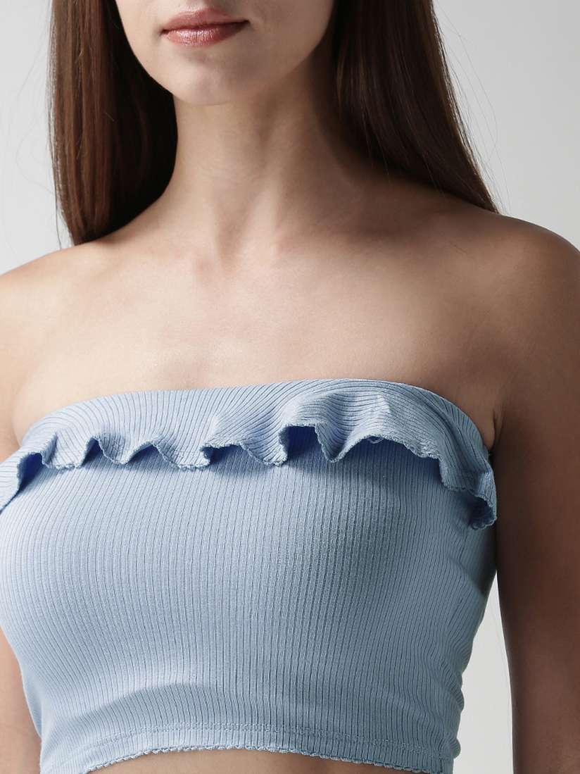 blue tube top forever 21