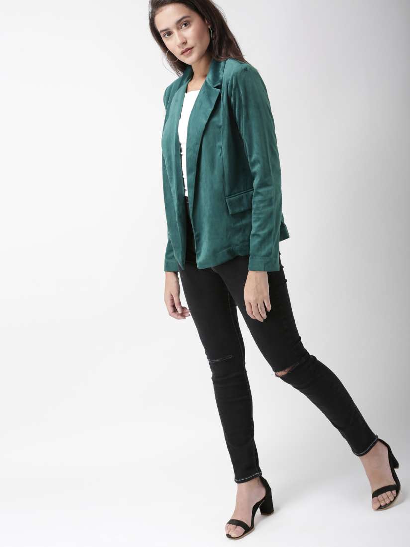 Forever 21 velvet blazer online