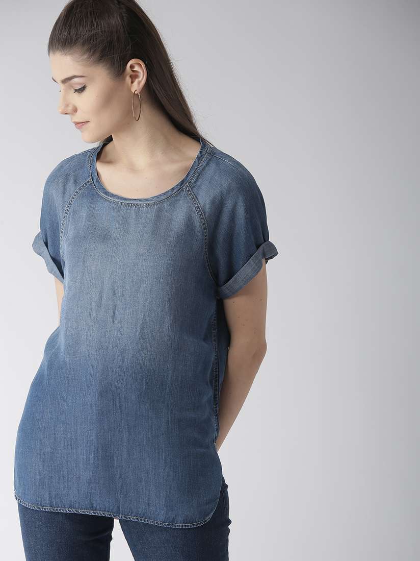denim tops forever 21
