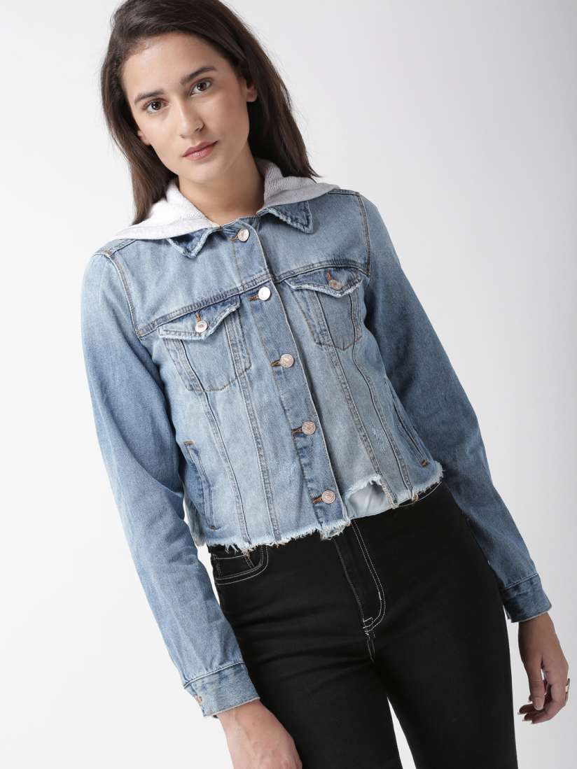 Forever 21 blue denim jacket shop