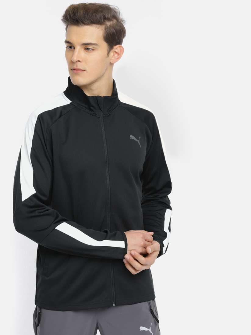 Buy Puma Men Solid Black Energy Blaster Jacket Jackets for Men 6936207 Myntra