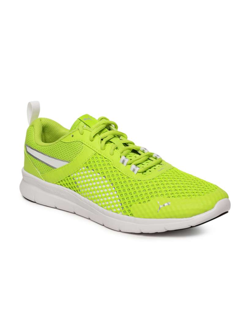 Lime green puma shoes cheap