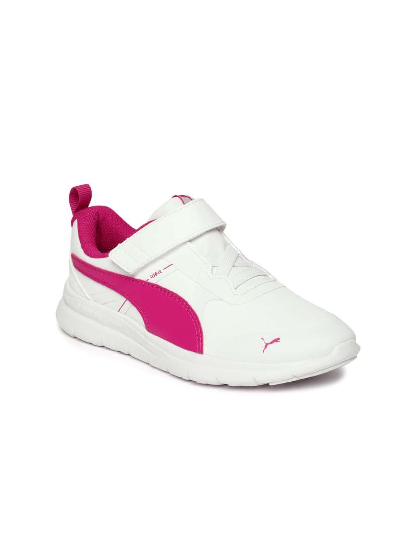 Buy Puma Kids White Pink Flex Essential SL V PS Sneakers Casual Shoes for Unisex Kids 6937070 Myntra