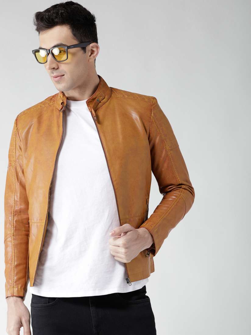 Mustard biker jackets clearance