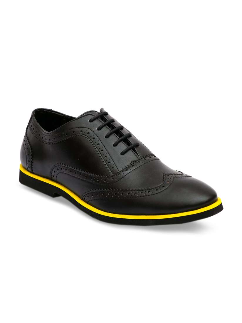 Buy SHOEGARO Men Black Brogues Casual Shoes for Men 6945904 Myntra