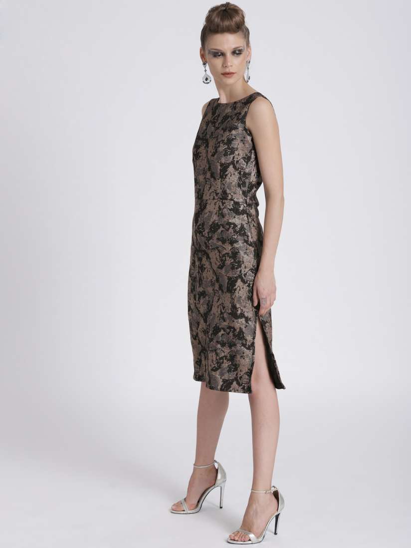Brocade sheath dress hotsell