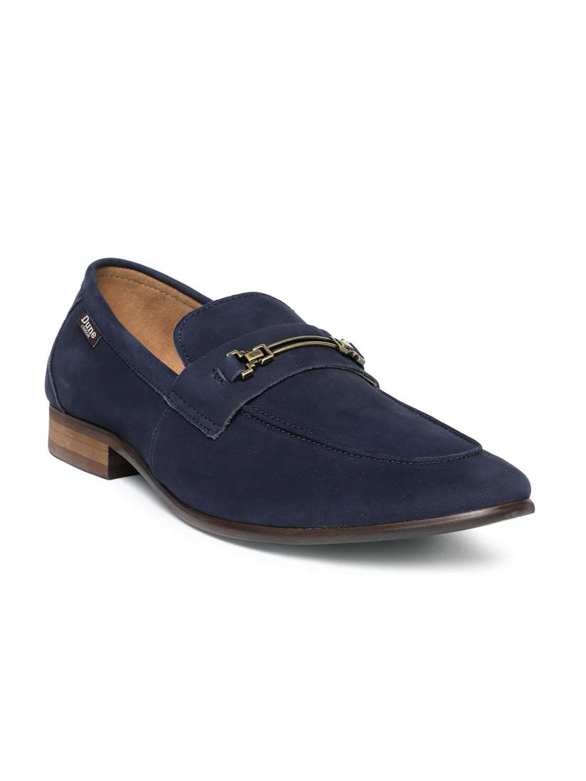 Buy Dune London Men Blue Suede Formal Loafers Formal Shoes for Men 6967906 Myntra