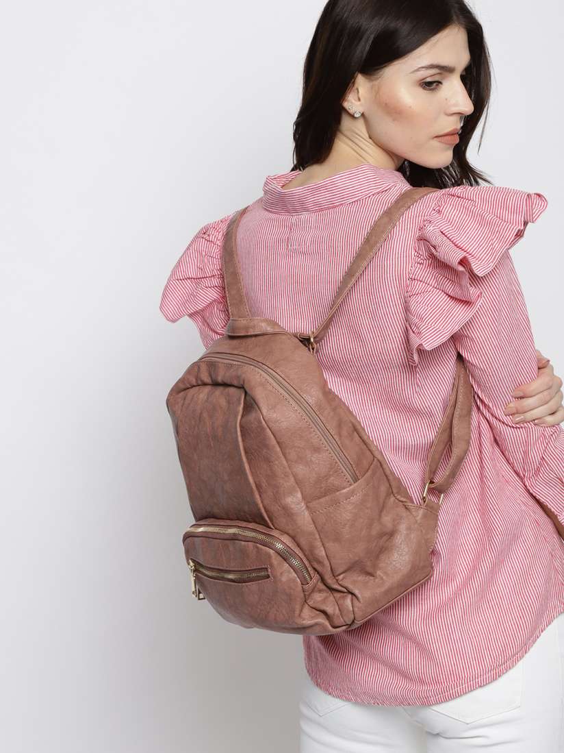 Dusty pink backpack store