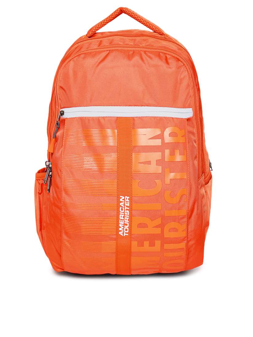 Buy AMERICAN TOURISTER Unisex Orange Brand Logo Backpack Backpacks for Unisex 6974614 Myntra