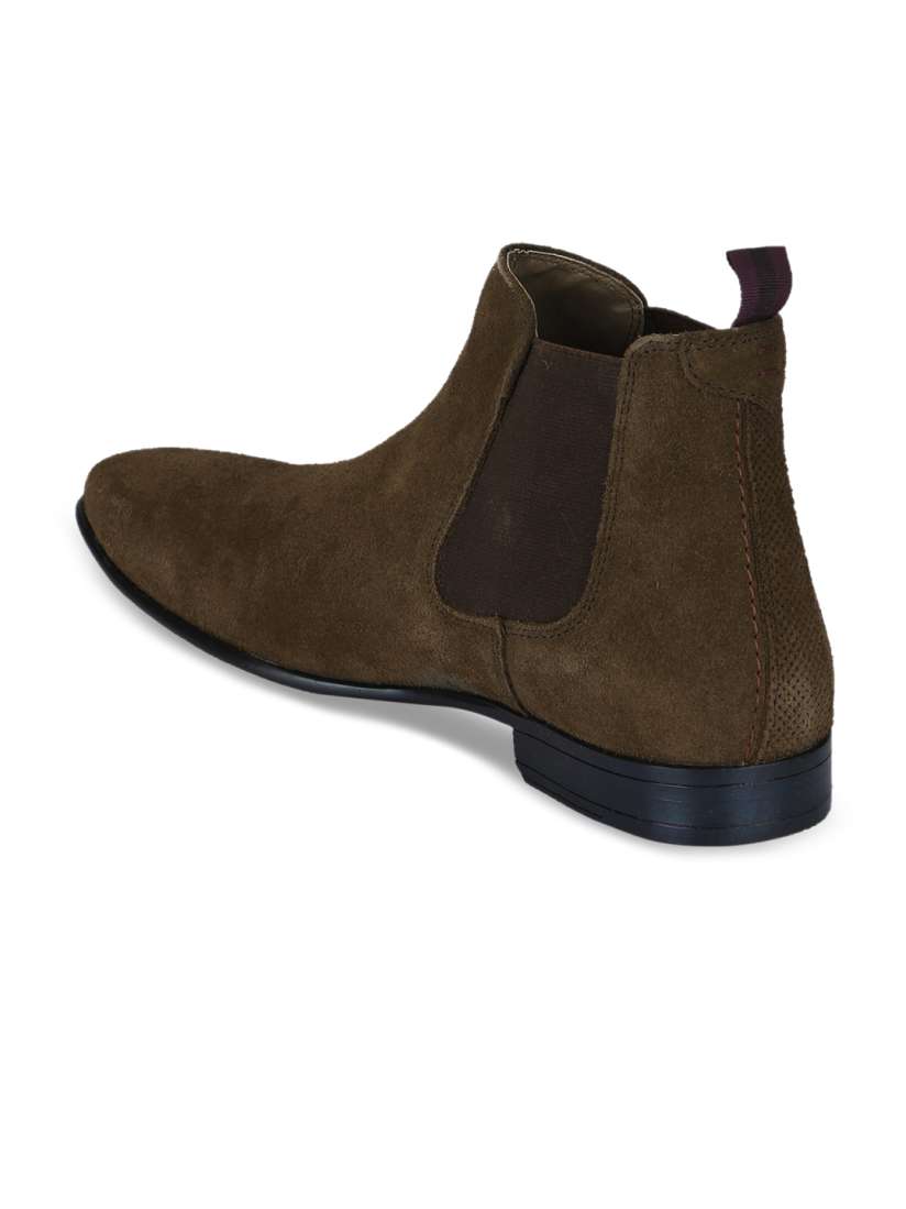 Red tape chelsea boots tan suede on sale