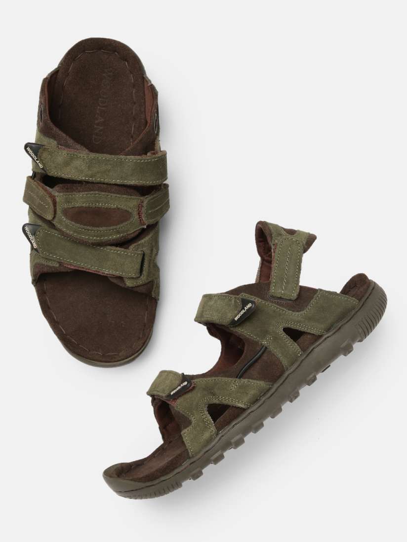 Woodland olive floater sandals outlet