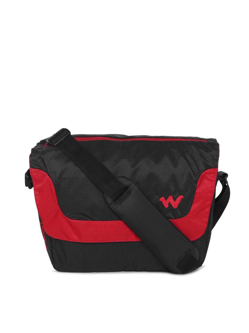 Buy Wildcraft Unisex Black Red Colorblocked Messenger Bag Messenger Bag for Unisex 6990794 Myntra