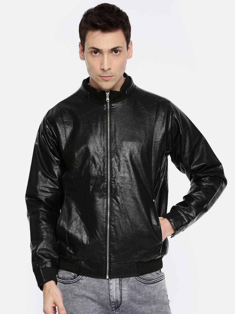 Buy SPYKAR Men Black Solid Bomber Jacket Jackets for Men 6992995 Myntra