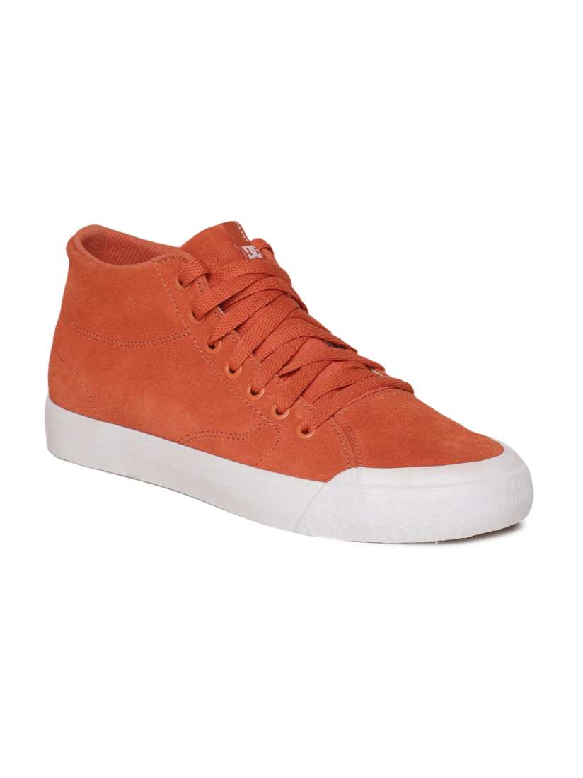 Buy DC Men Rust Orange EVAN HI ZERO Leather Sneakers Casual Shoes for Men 6993511 Myntra