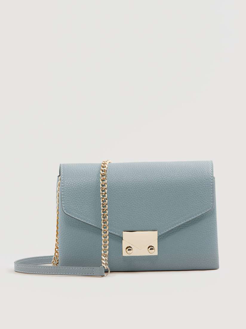 Buy MANGO Blue Solid Sling Bag Handbags for Women 6995249 Myntra
