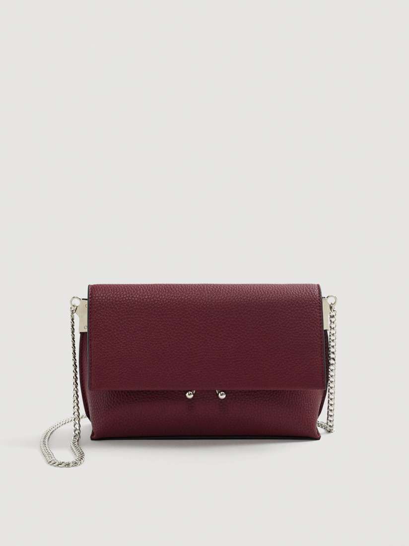 Mango maroon solid sling bag online