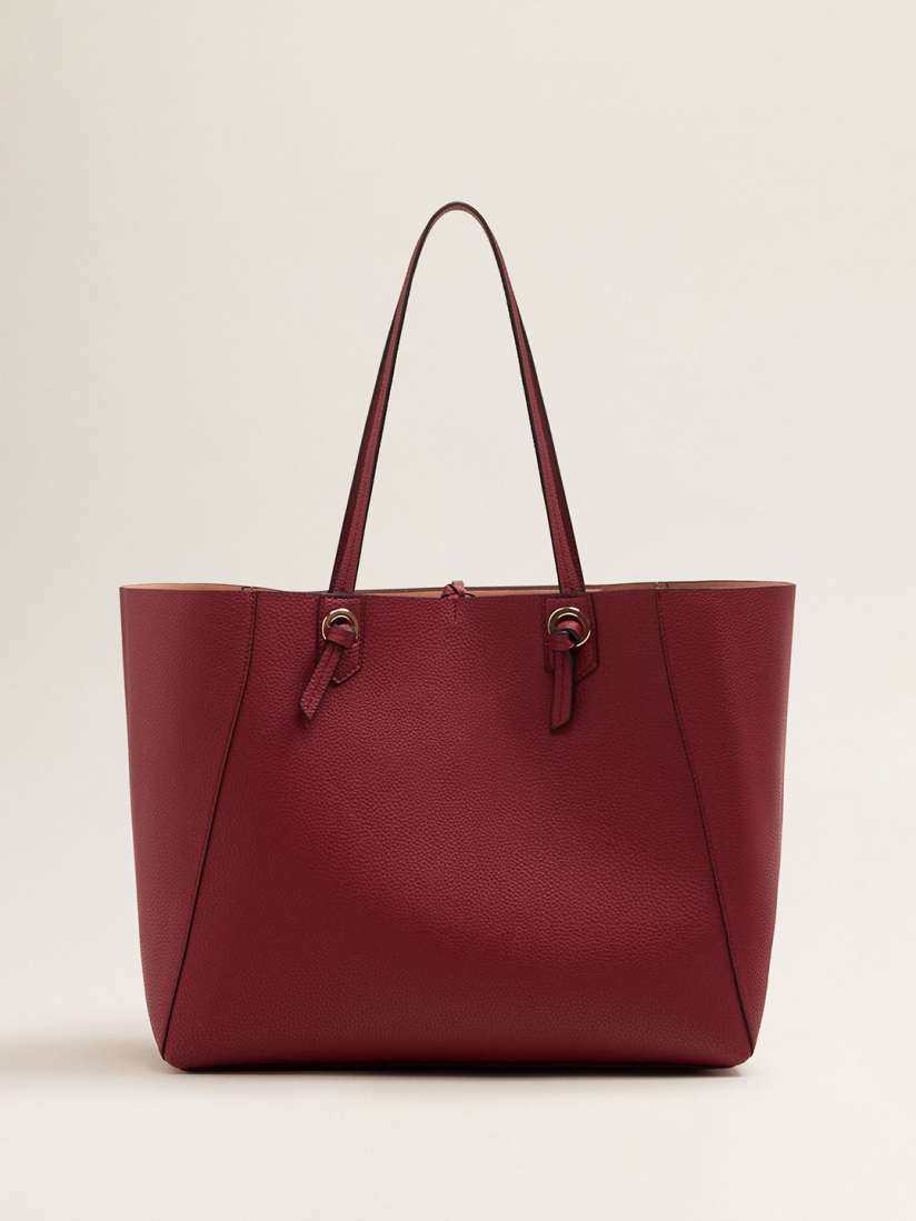 Mango maroon solid shoulder bag shop