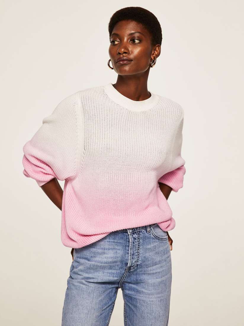 Mango pink sweater new arrivals