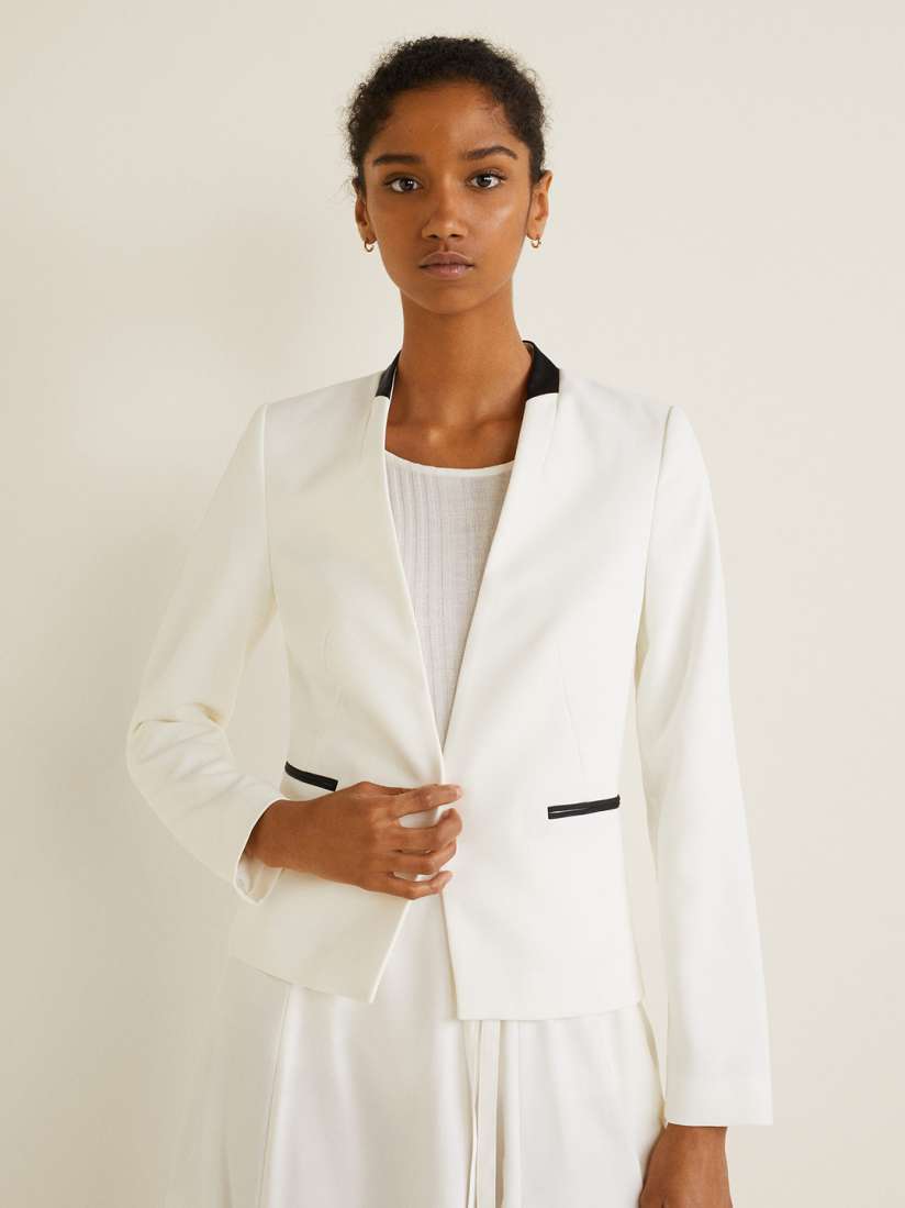 Mango white blazer online