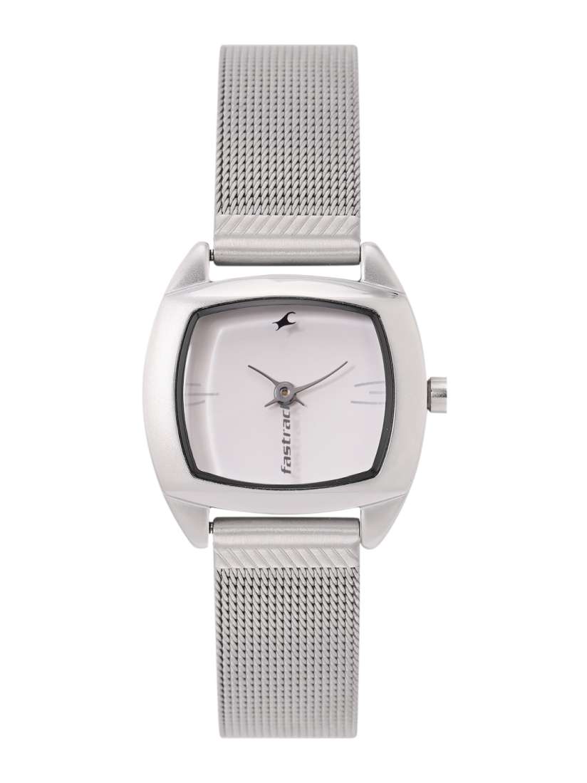 Buy Fastrack Women Square Dial Bracelet Style Straps Analogue Watch NK6001SM01 Watches for Women 6996609 Myntra