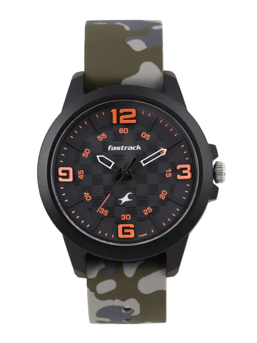 Buy Fastrack Men Black Patterened Analogue Watch 38048PP01 Watches for Men 6996920 Myntra