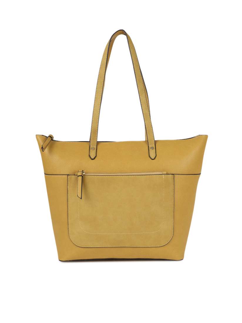Buy Accessorize Mustard Solid Shoulder Bag Handbags for Women 7006514 Myntra