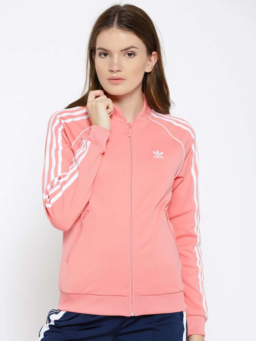 Buy ADIDAS Originals Women Pink Solid SST Track Jacket Jackets for Women 7010834 Myntra