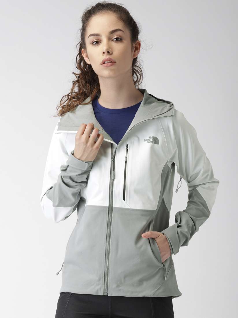 Buy The North Face Women White Grey APEX FLEX GTX 2.0 Jacket Jackets for Women 7014366 Myntra