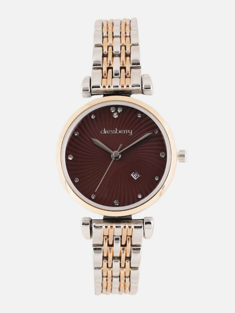 Buy DressBerry Women Maroon Analogue Watch MFB PN WTH 6262 Watches for Women 7014804 Myntra