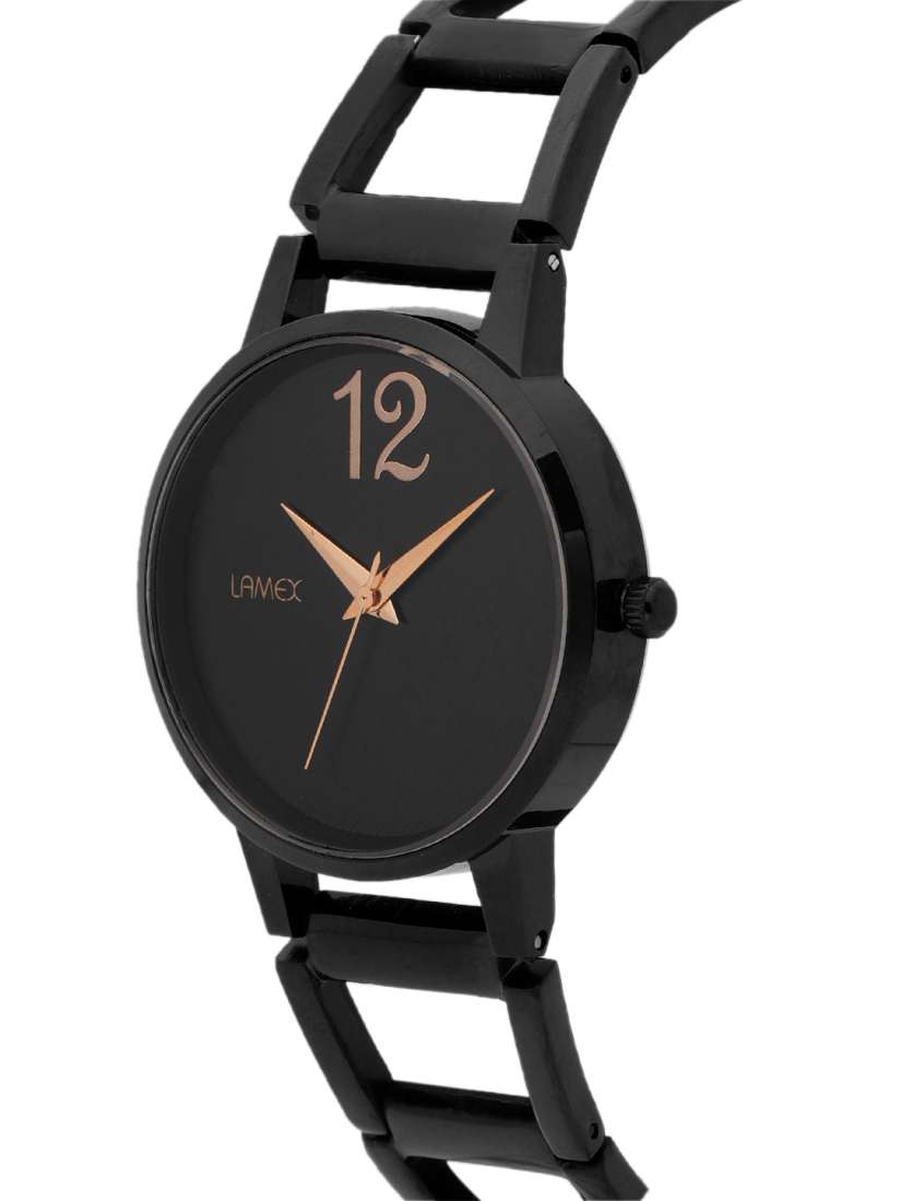 Buy LAMEX Women Black Analogue Watch MILANO DLX 7522 Watches for Women 7016369 Myntra