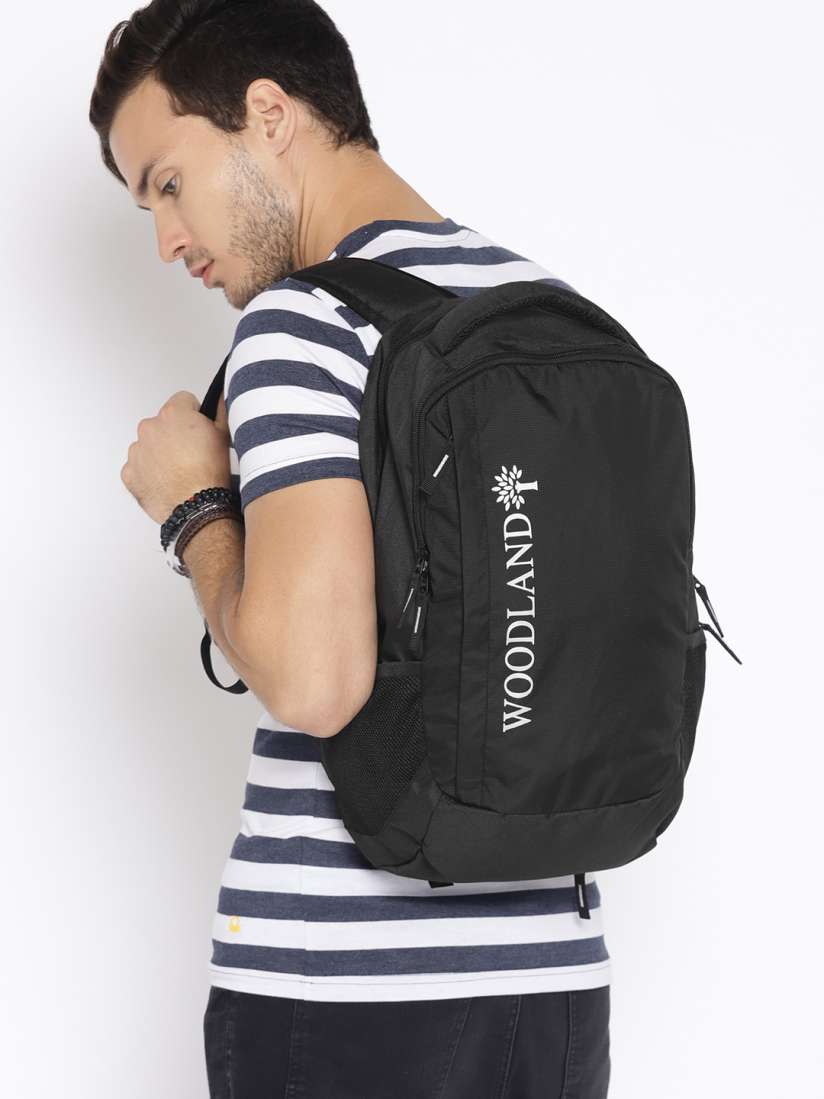 Woodland laptop backpack top