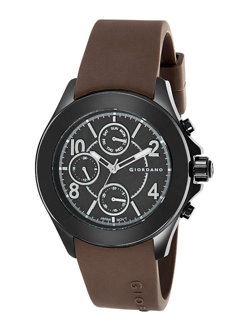 Buy GIORDANO Men Black Brown Multifunctional Watch 1908 03 Watches for Men 7030557 Myntra