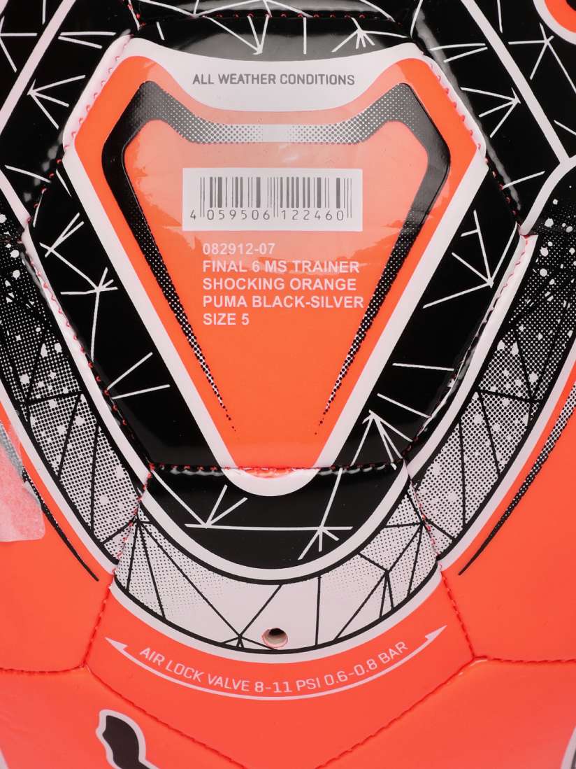 Buy Puma Unisex Orange Black FINAL 6 MS Trainer Football Footballs for Unisex 8157973 Myntra