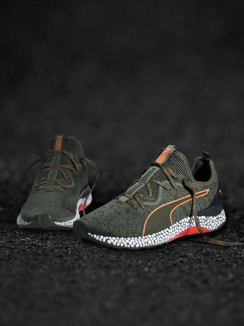 Buy Puma Unisex Olive Green Hybrid Runner Unrest Running Shoes Sports Shoes for Unisex 7033508 Myntra