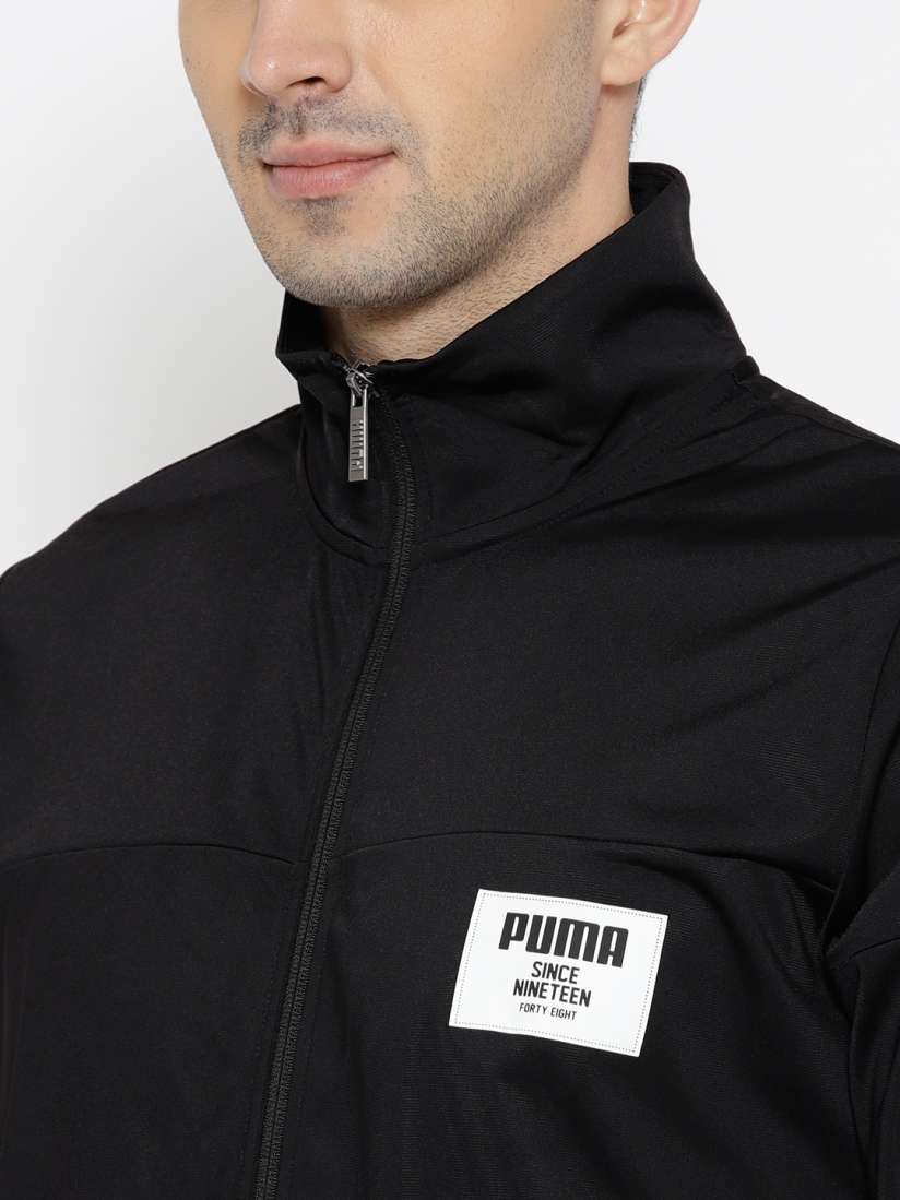 Buy Puma Men Black Rebel Block Tricot Cl Tracksuit Tracksuits for Men 7033514 Myntra