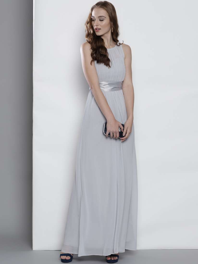Dorothy perkins grey maxi dress top