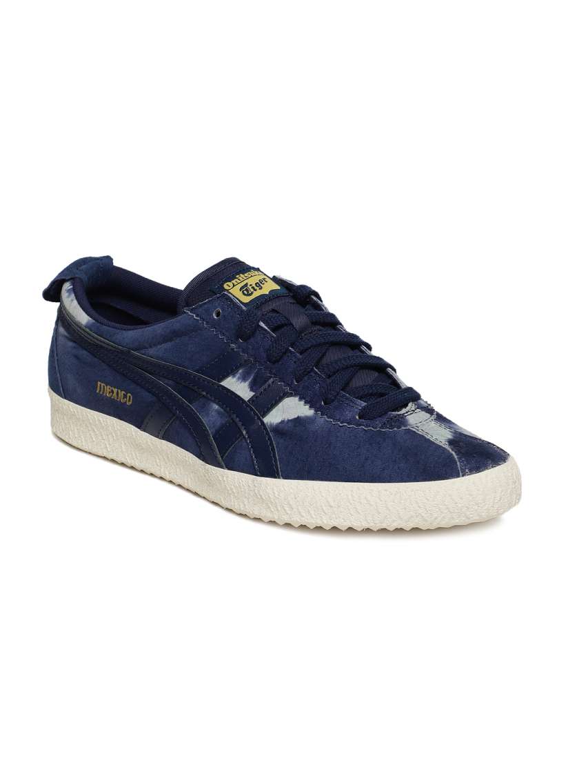 Buy Onitsuka Tiger MEXICO DELEGATION Unisex Blue Leather Sneakers Casual Shoes for Unisex 7038187 Myntra