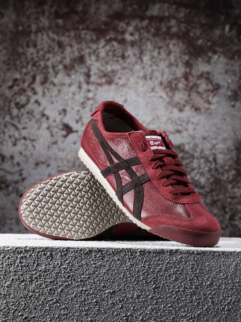 Asics onitsuka tiger mexico 66 burgundy hot sale