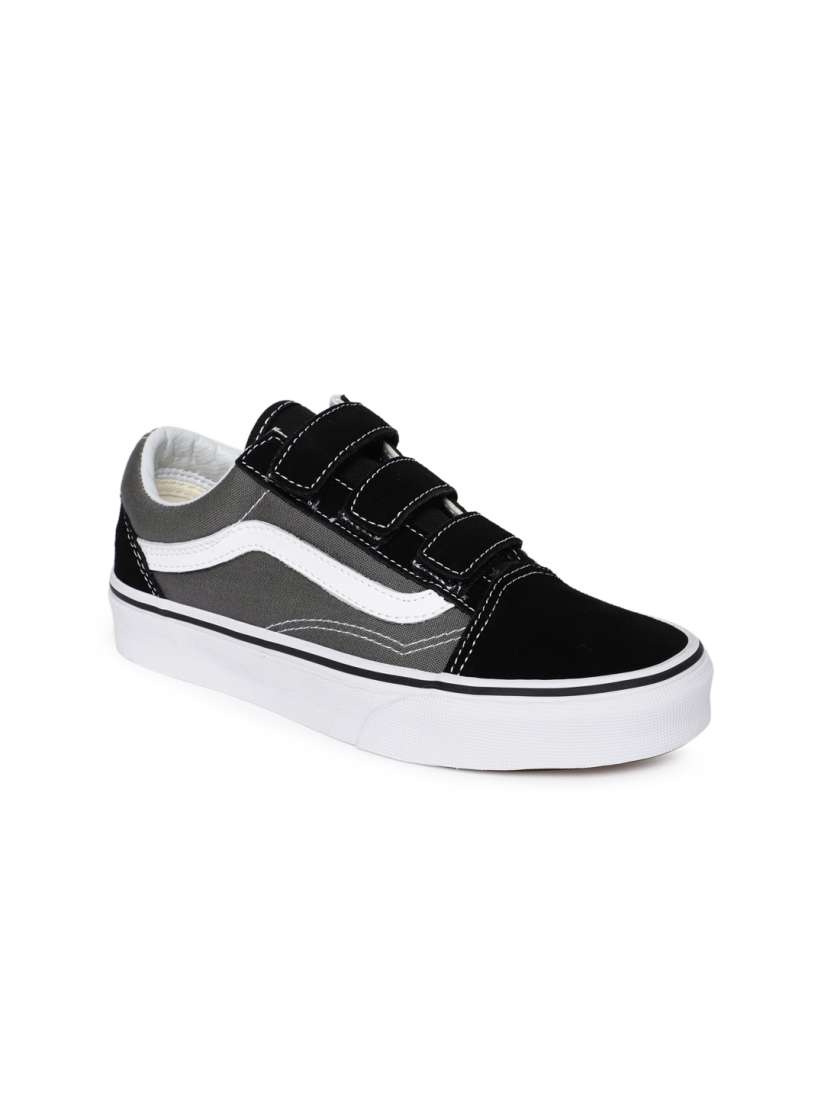 Buy Vans Unisex Black Grey Old Skool V Colourblocked Sneakers Casual Shoes for Unisex 7048922 Myntra