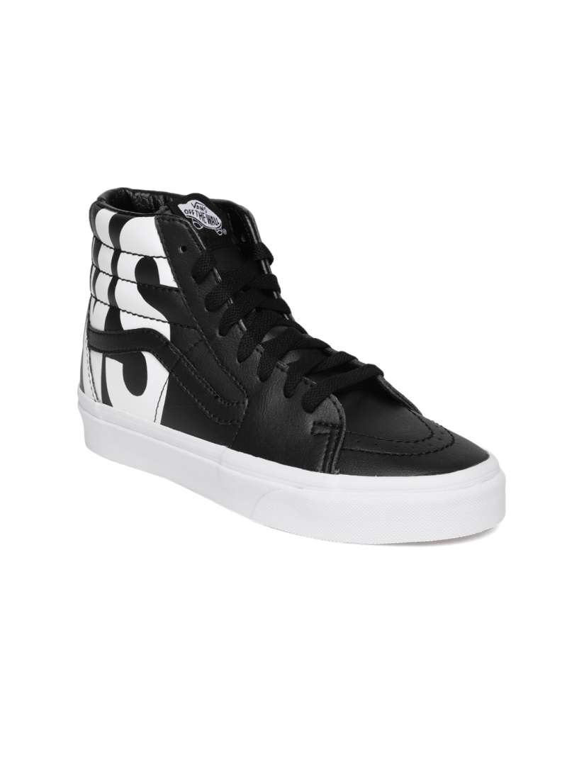Buy Vans Unisex Black SK8 Hi Solid Synthetic High Top Sneakers Casual Shoes for Unisex 7048931 Myntra