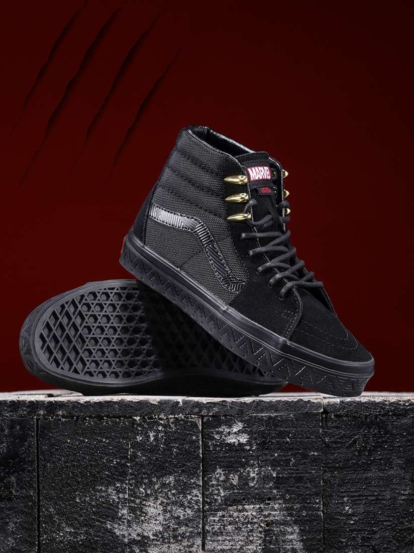 Buy Vans Unisex Marvel Black Panther Mid Top Sneakers Casual Shoes for Unisex 7048933 Myntra